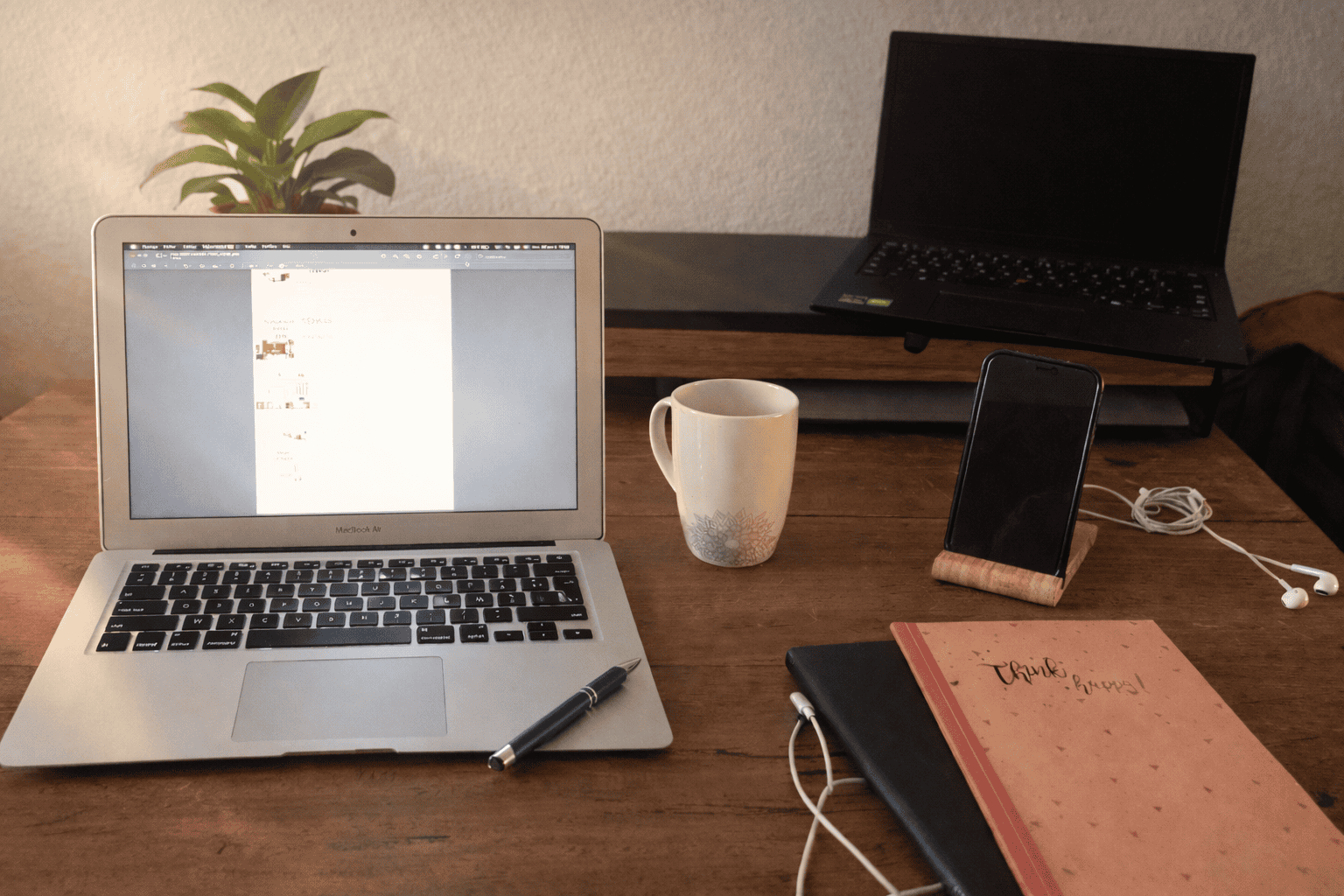 Espace de travail organise